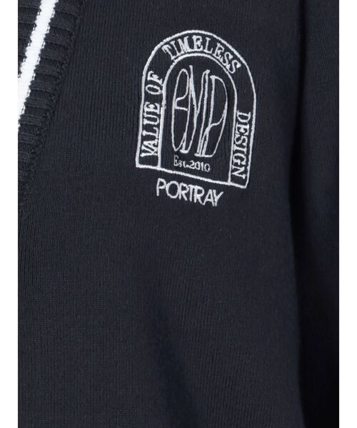 EMODA（エモダ）の「エンブレムラインニットカーディガン（カーディガン/ボレロ・レディース・ネイビー/グレー/ブラック・FREE）」の17枚目の写真