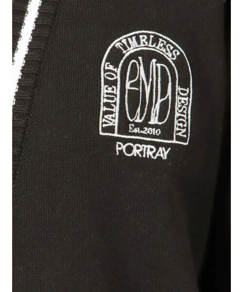 EMODA（エモダ）の「エンブレムラインニットカーディガン（カーディガン/ボレロ・レディース・ネイビー/グレー/ブラック・FREE）」の16枚目の写真