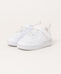 NIKE（ナイキ）の「NIKE ナイキ COURT BOROUGH LOW RECRAFT TD べビースニーカー(コートボローLOWリクラフトTD) DV5458 106 ホワイト/ホワイト/ホワイト（スニーカー・キッズ）」