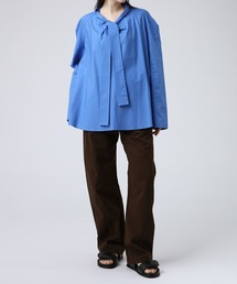 【中古】ルメール LEMAIRE ASCOT BLOUSE シャツ ブラウス カットソー 長袖 36 ブルー /HK ■GY57 レディース 77289642_b_08_215.jpg