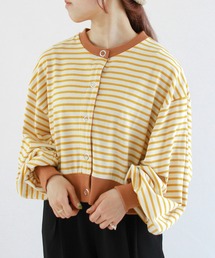 ショートボーダーカーディガン