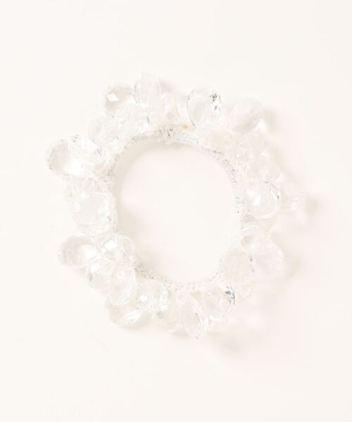 チャイハネ（チャイハネ）の「【チャイハネ】ノンパチアプサラヘアゴム（ヘアゴム・レディース・ブラウン/グリーン/レッド/ホワイト/ブラック/ライトブルー/パープル/ブルー・FREE）」の2枚目の写真