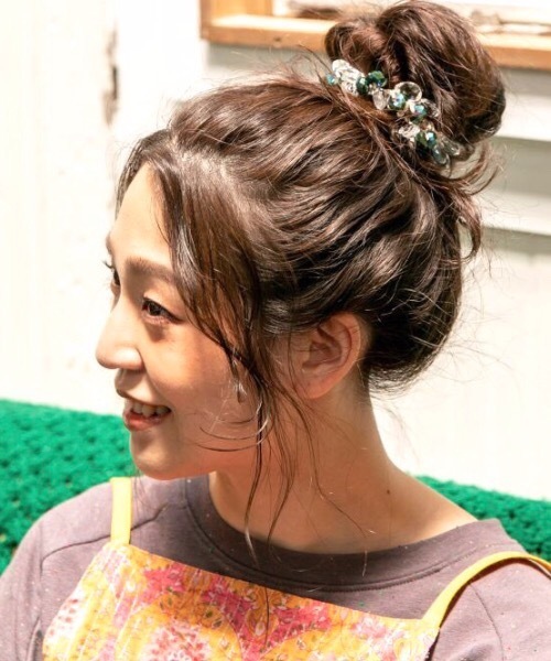 チャイハネ（チャイハネ）の「【チャイハネ】ノンパチアプサラヘアゴム（ヘアゴム・レディース・ブラウン/グリーン/レッド/ホワイト/ブラック/ライトブルー/パープル/ブルー・FREE）」の9枚目の写真