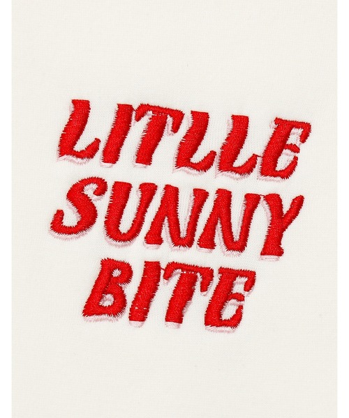 Little sunny bite(リトルサニーバイト)の「【8】【little sunny bite】Short logo hoodie(パーカー・レディース・ホワイト・FREE)」の2枚目の写真