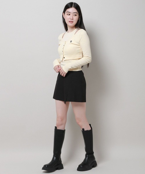 MAGPIEROBIN（マグパイロビン）の「MAGPIE ROBIN／ロゴカーデSET（カーディガン/ボレロ・レディース・ブラウン/アイボリー/ブラック・FREE）」の16枚目の写真