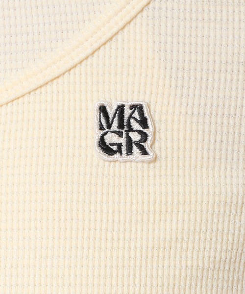 MAGPIEROBIN（マグパイロビン）の「MAGPIE ROBIN／ロゴカーデSET（カーディガン/ボレロ・レディース・ブラウン/アイボリー/ブラック・FREE）」の4枚目の写真