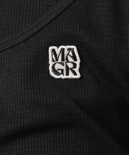 MAGPIEROBIN（マグパイロビン）の「MAGPIE ROBIN／ロゴカーデSET（カーディガン/ボレロ・レディース・ブラウン/アイボリー/ブラック・FREE）」の5枚目の写真