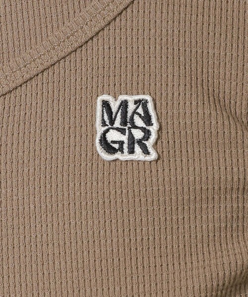 MAGPIEROBIN（マグパイロビン）の「MAGPIE ROBIN／ロゴカーデSET（カーディガン/ボレロ・レディース・ブラウン/アイボリー/ブラック・FREE）」の6枚目の写真