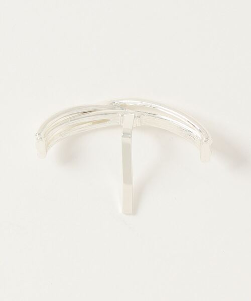 Three Four Time（ｽﾘｰﾌｫｰﾀｲﾑ）の「メタルクロスヘアカフ（ヘアゴム・レディース・ゴールド/シルバー・FREE）」の7枚目の写真