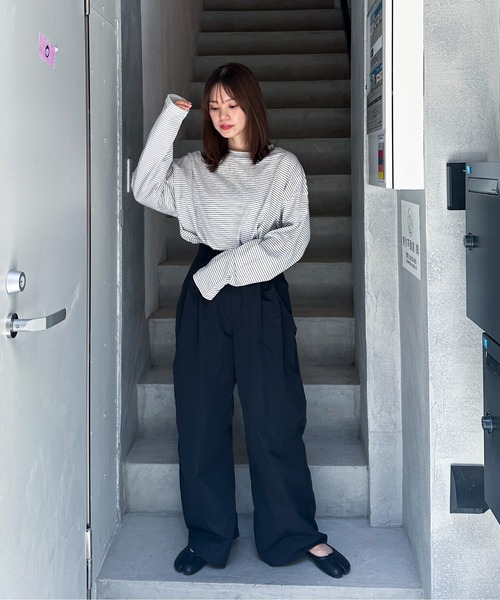 セール】タフタツータックワイドパンツ（その他パンツ）｜feepur