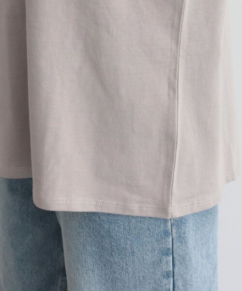 fredy emue(フレディエミュ)の「グラフィックロンT(Tシャツ/カットソー・レディース・チャコールグレー/ネイビー/オフホワイト・38)」の12枚目の写真