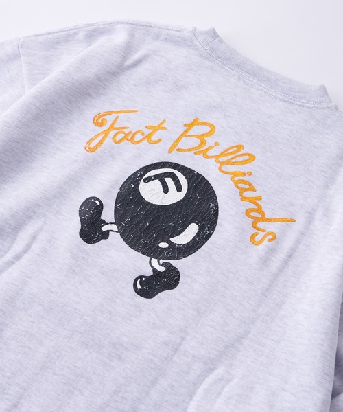 WHO'S WHO gallery（フーズフーギャラリー）の「COOPER FACTビリヤードスウェットクルー（スウェット・レディース・チャコールグレー/ブラック/ライトグレー/ネイビー/ブラウン・FREE）」の18枚目の写真