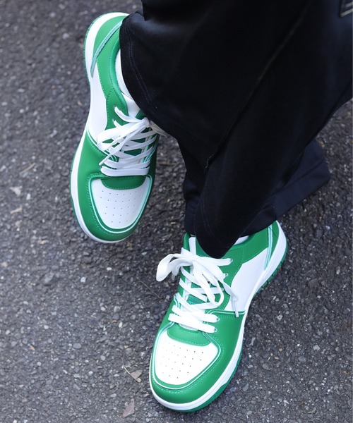 AAA+(サンエープラス)の「軽量 コートスタイルスニーカー(スニーカー・レディース・キャメル/レッド/ブラック/グリーン/ホワイト/ブラック×ブラック・40/41/37/38/39/36/35)」の12枚目の写真