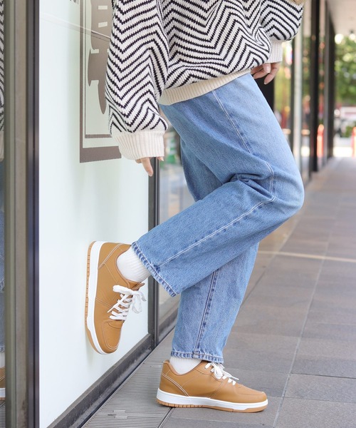 AAA+(サンエープラス)の「軽量 コートスタイルスニーカー(スニーカー・レディース・キャメル/レッド/ブラック/グリーン/ホワイト/ブラック×ブラック・40/41/37/38/39/36/35)」の19枚目の写真