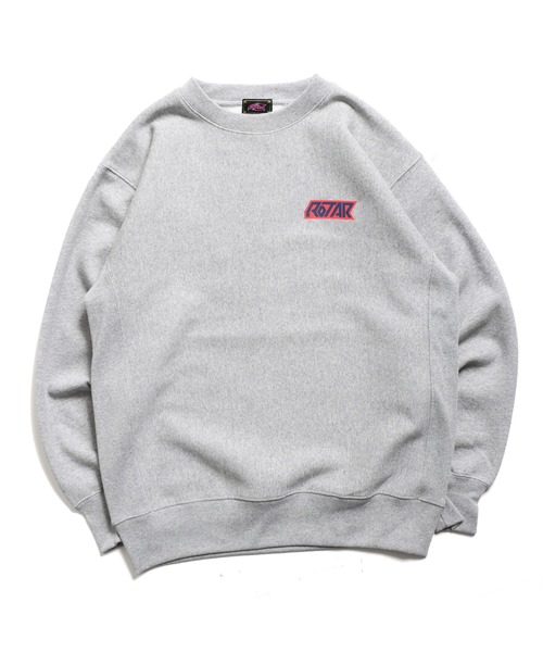 ROTAR（ローター）の「1P LOGO 237 HW SWEAT ヘビーオンス 裏起毛（スウェット・メンズ・ネイビー/ミックスグレー/ブラック・LARGE/MEDIUM/X-LARGE/SMALL）」の4枚目の写真