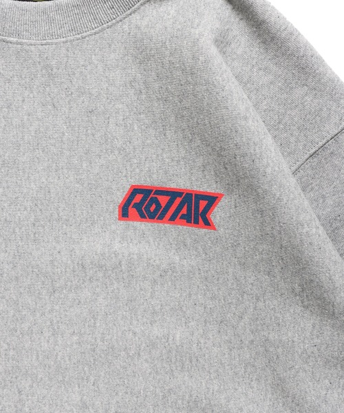 ROTAR（ローター）の「1P LOGO 237 HW SWEAT ヘビーオンス 裏起毛（スウェット・メンズ・ネイビー/ミックスグレー/ブラック・LARGE/MEDIUM/X-LARGE/SMALL）」の5枚目の写真