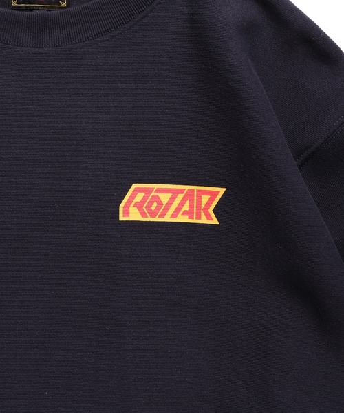 ROTAR（ローター）の「1P LOGO 237 HW SWEAT ヘビーオンス 裏起毛（スウェット・メンズ・ネイビー/ミックスグレー/ブラック・LARGE/MEDIUM/X-LARGE/SMALL）」の6枚目の写真