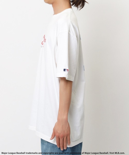 BACK TO THE FIELD（バック トゥー ザ フィールド）の「【MLB】フロッキープリントTシャツ（Tシャツ/カットソー・レディース・ホワイト・SMALL/MEDIUM/LARGE）」の17枚目の写真