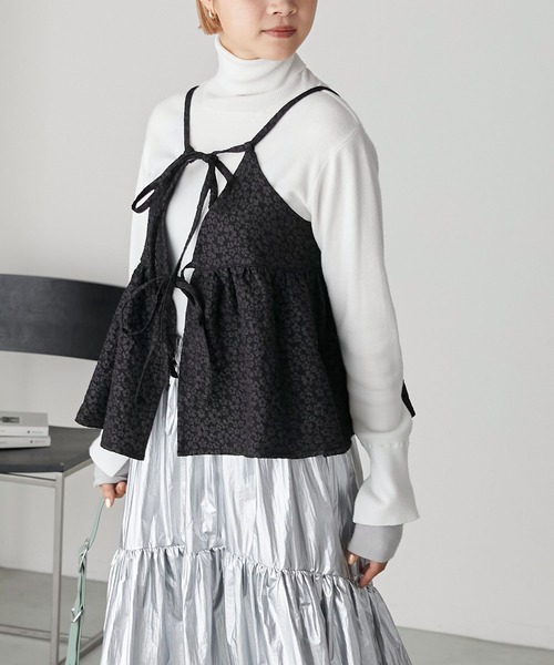 forksy.（フォルクシー）の「【forksy.】マルチウェイフクレジャガードビスチェ（キャミソール・レディース・ブラウン/ブラック/ベージュ・FREE）」の6枚目の写真