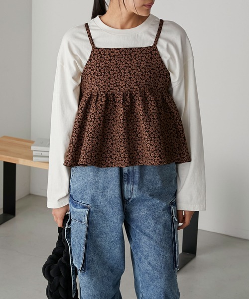 forksy.（フォルクシー）の「【forksy.】マルチウェイフクレジャガードビスチェ（キャミソール・レディース・ブラウン/ブラック/ベージュ・FREE）」の4枚目の写真
