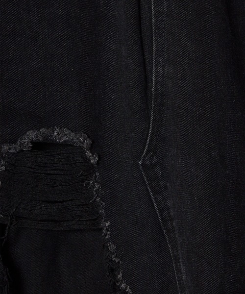 Chick(チック)の「▲Unbalance Long Denim Skirt / アシンメトリー変形デニムスカート(デニムスカート・レディース・ブラック/ブルー/ブラック系その他・S/L/M)」の15枚目の写真
