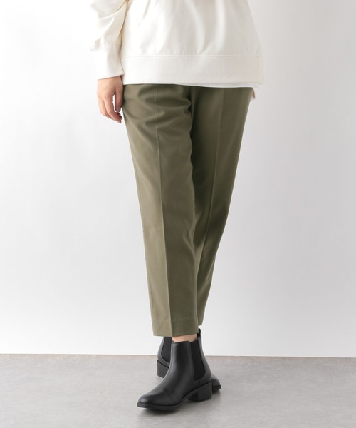 GLOBAL WORK(グローバルワーク)の「あったかウツクシルエットテーパードパンツ/967755(その他パンツ・レディース・オフホワイト/カーキ/杢グレー/ピンク系その他/グレイッシュベージュ/ブルー系その他7/ネイビー/ブラック・SMALL/X-SMALL/MEDIUM/LARGE/XX-LARGE/X-LARGE)」の5枚目の写真