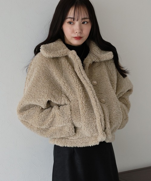 aveniretoile ボアショートコート aveniretoile ボアショートコート