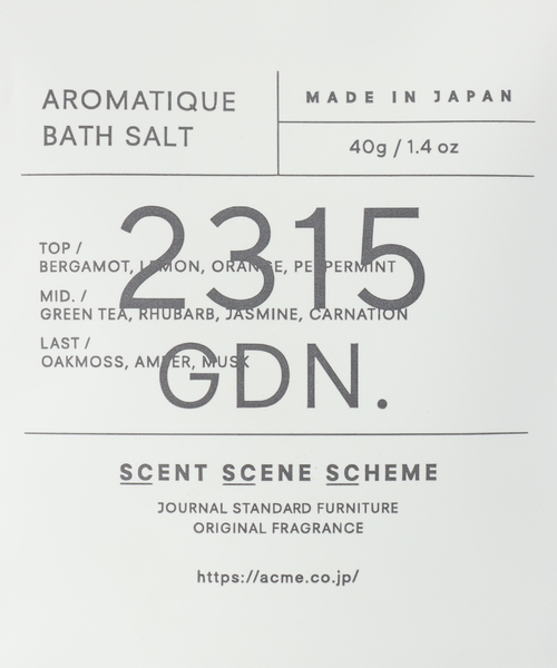 journal standard Furniture （ジャーナルスタンダードファニチャー）の「★JSF AROMATIC BATH SALT 40g バスソルト（入浴剤・バスケア・レディース・マルチ/その他1/その他2・FREE）」の6枚目の写真
