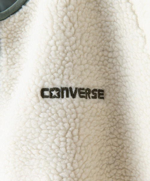 CONVERSE（コンバース）の「【CONVERSE/コンバース】　シープボア袖ボリュームシャツ（ニット/セーター・レディース・ブラック/アイボリー/キャメル/ワイン・MEDIUM/LARGE）」の10枚目の写真