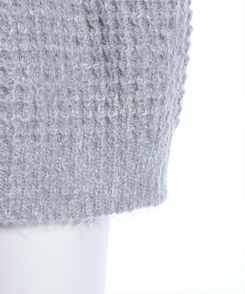 clear（クリア）の「フェザーミックスオーバーサイズニットトップス≪STAY MOTION≫（ニット/セーター・レディース・ピンク/ブルー/グレー・F）」の10枚目の写真