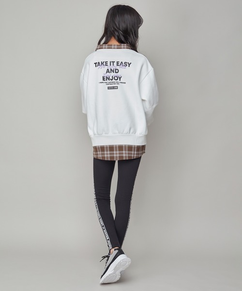 SISTER JENNI（SISTER JENNI）の「裏起毛チェックレイヤード風