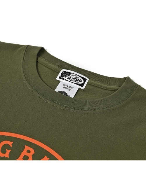 NOTHINKER（ノーシンカー）の「BIG BASS HUNTING PATCH Long T-shirt（Tシャツ/カットソー・メンズ・ブラック/オリーブ・X-LARGE/LARGE/MEDIUM）」の9枚目の写真