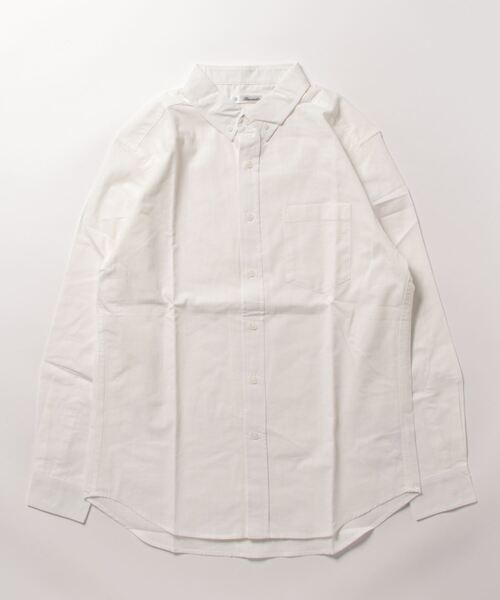 STYLEBLOCK（スタイルブロック）の「シャンブレー長袖BDシャツ（シャツ/ブラウス・メンズ・ホワイト/ブラック/ベージュ/ネイビー・L/M）」の9枚目の写真