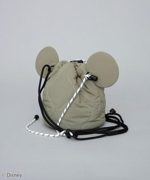 Disney(ディズニー)の「coen限定/ディズニーデザイン キルティングシルエット巾着バッグ(ショルダーバッグ・レディース・オフホワイト/ブラック/オリーブ・FREE)」の10枚目の写真