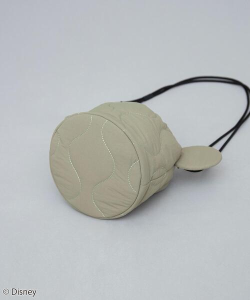 Disney(ディズニー)の「coen限定/ディズニーデザイン キルティングシルエット巾着バッグ(ショルダーバッグ・レディース・オフホワイト/ブラック/オリーブ・FREE)」の8枚目の写真