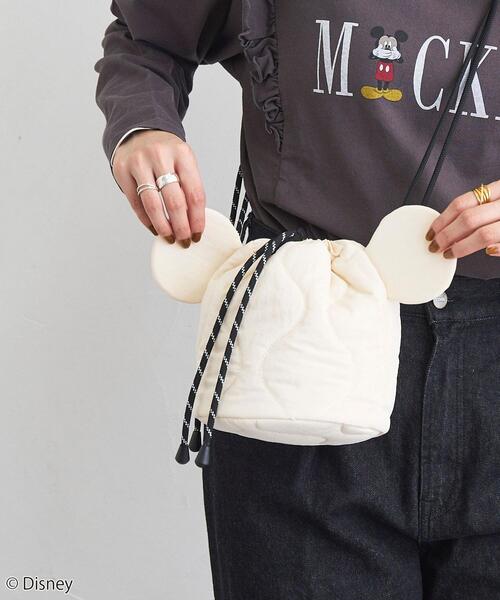 Disney(ディズニー)の「coen限定/ディズニーデザイン キルティングシルエット巾着バッグ(ショルダーバッグ・レディース・オフホワイト/ブラック/オリーブ・FREE)」の11枚目の写真
