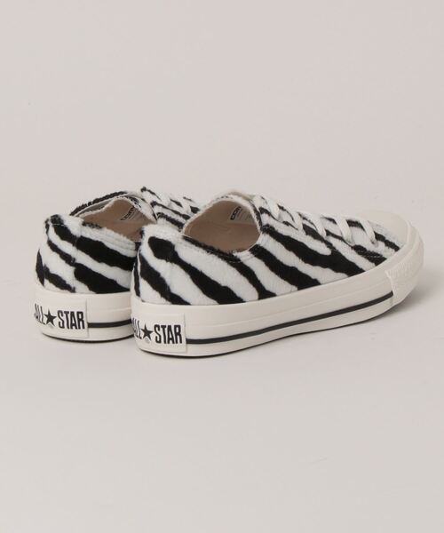 CONVERSE（コンバース）の「CONVERSE コンバース ALL STAR オールスター ゼブラファー OX（スニーカー・レディース・オフホワイト・24.5cm/23cm/24.0cm/23.5cm）」の2枚目の写真