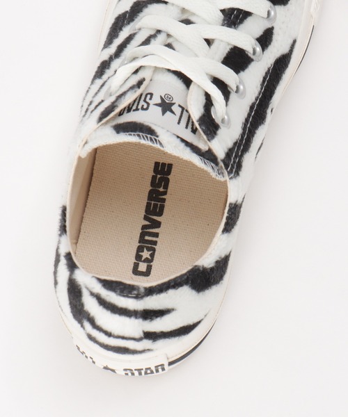 CONVERSE（コンバース）の「CONVERSE コンバース ALL STAR オールスター ゼブラファー OX（スニーカー・レディース・オフホワイト・24.5cm/23cm/24.0cm/23.5cm）」の12枚目の写真