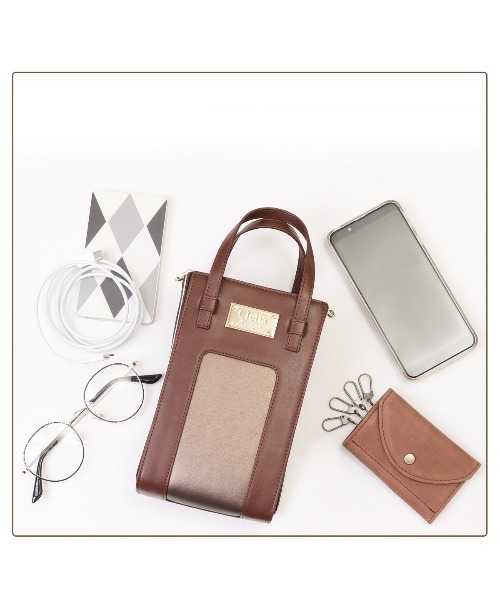 Clelia（クレリア）の「【Serena/セレーナ】2way縦型スマホショルダー