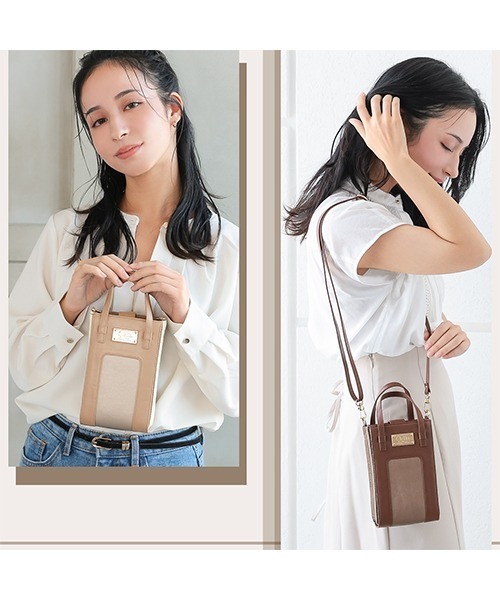 Clelia（クレリア）の「【Serena/セレーナ】2way縦型スマホショルダー