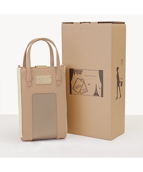 Clelia（クレリア）の「【Serena/セレーナ】2way縦型スマホショルダー（ショルダーバッグ・レディース・ブラック/ブラウン/ベージュ/ダークブラウン・ONE SIZE）」の15枚目の写真