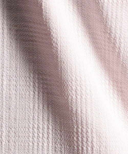 HIDEAWAYS NICOLE（ハイダウェイニコル）の「ブリスターグレンチェックＶネック半袖Tシャツ（Tシャツ/カットソー・メンズ・その他/ピンク/ホワイト/ブラック・MEDIUM/LARGE/X-LARGE）」の11枚目の写真