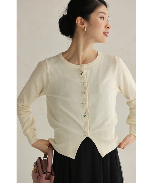 春を告げる可憐な野花刺繍カーディガン（カーディガン/ボレロ）｜CAWAII（カワイイ）