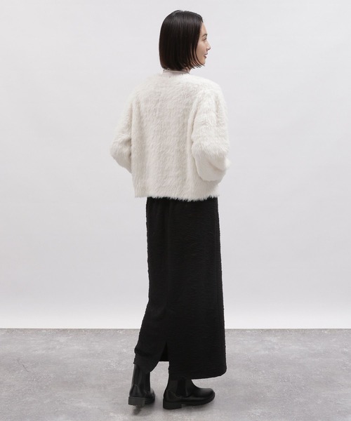 LAKOLE（ラコレ）の「フクレジャガードカットスカート / 100759（スカート・レディース・ブラック/ライム/アイボリー・SMALL/MEDIUM）」の12枚目の写真