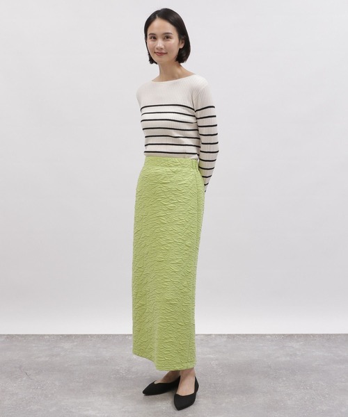 LAKOLE（ラコレ）の「フクレジャガードカットスカート / 100759（スカート・レディース・ブラック/ライム/アイボリー・SMALL/MEDIUM）」の15枚目の写真