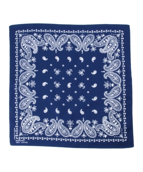 BEAMS BOY（ビームスボーイ）の「【FUDGE5月号掲載】BEAMS BOY / コットンサテン バンダナ（バンダナ/スカーフ・レディース・ブラック/レッド/ネイビー・ONE SIZE）」の5枚目の写真