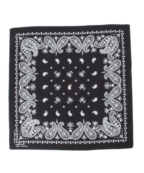 BEAMS BOY（ビームスボーイ）の「【FUDGE5月号掲載】BEAMS BOY / コットンサテン バンダナ（バンダナ/スカーフ・レディース・ブラック/レッド/ネイビー・ONE SIZE）」の6枚目の写真