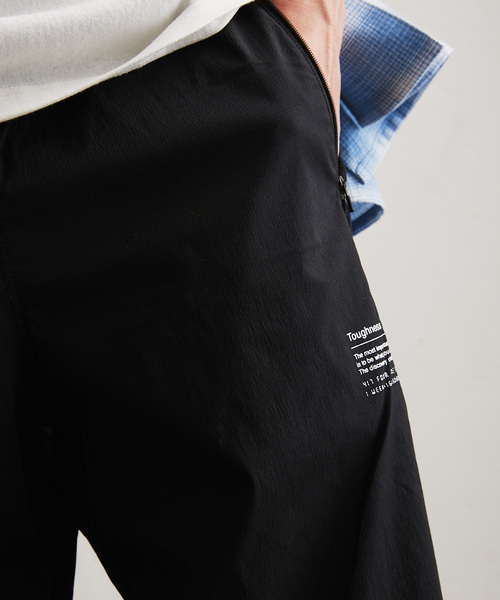 417 EDIFICE（フォーワンセブンエディフィス）の「ワッシャー Ny イージーパンツ ”セットアップ着用可”（カーゴパンツ・メンズ・ブラック/カーキ・SMALL/MEDIUM/LARGE）」の11枚目の写真