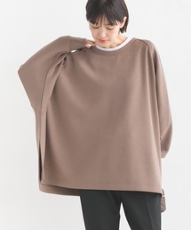 OMNES | ソフトダンボールニットワイドシルエット長袖プルオーバー(Tシャツ/カットソー)