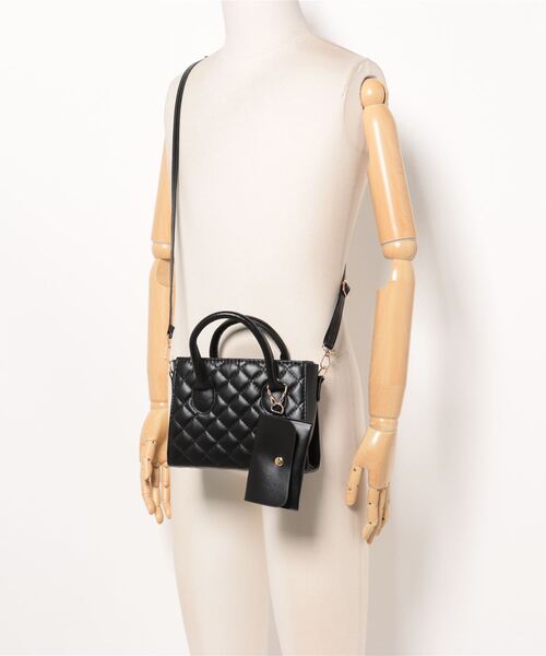 TONE SELECT GOODS（トーンセレクトグッズ）の「urbanfemine./PU2wayバッグ U7188（ショルダーバッグ・レディース・ブラック/ボルドー/ベージュ/ホワイト/グリーン・FREE）」の14枚目の写真